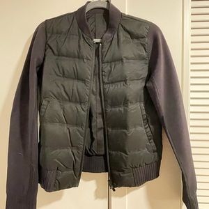 Lululemon Reversible Down Bomber Jacket Size 4